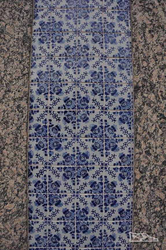 Detalhe do Sobrado dos Azulejos, em Rio Grande, no sul do Rio Grande do Sul